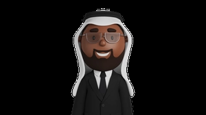 کاراکترمرد عربی 3d گرافیکی