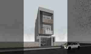 طراحی نما مسکونی مدرن برای اسکچاپ