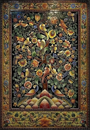 نقاشی تابلو فرش سنتی قدیمی