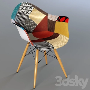 صندلی رنگی  Eames dsw