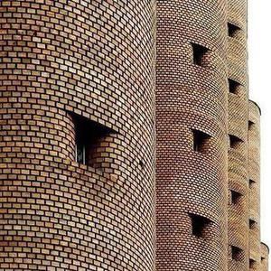 نمای گرد آجری