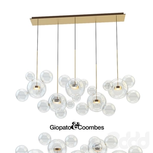 لوستر حبابی طرح مدرن Giopato  Coombes Chandelier BTC24BZBC