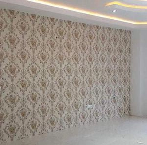 کاغذ دیواری پرنقش بارنگ گرم