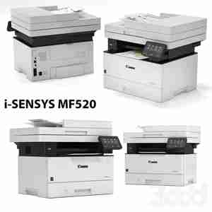 آبجکت دستگاه پرینت  Canon i-SENSYS MF520