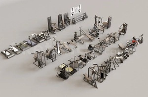 ست کامل لوازم باشگاه ورزشی برای اسکچاپ