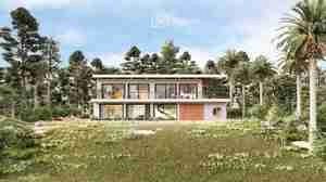 طراحی داخلی و نما ویلا مدرن برای اسکچاپ