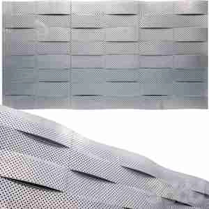 پنل فلزی سوراخ دار برای طراحی دیوار Perforated metal