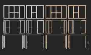 پنجره کرکره ای برای اسکچاپ