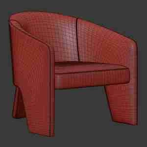 مبل تک نفره از برند Fae Accent Chair برای اسکچاپ