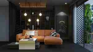 فضایی مدرن و دلنشین با نورپردازی آرامشبخش در اسکچاپ