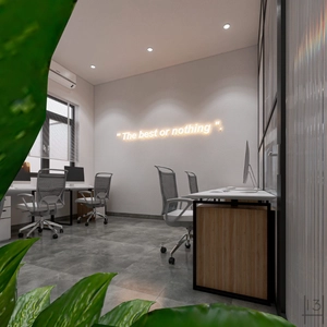 طراحی داخلی دفتر کار اداری برای اسکچاپ