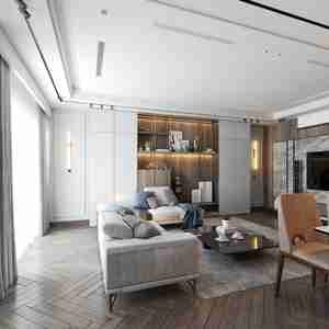 طراحی نشیمن مدرن و شیک برای اسکچاپ