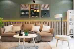 نشیمن مدرن و مینیمال با الهام از طبیعت برای اسکچاپ