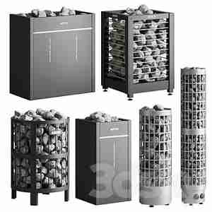 بخاری برقی هارویا | بخاری با سنگ قلوه