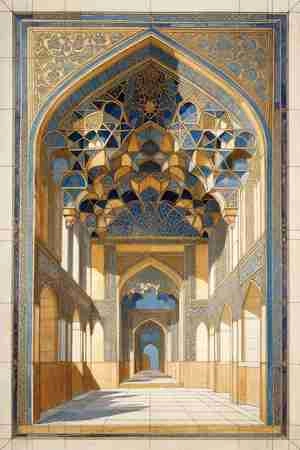 نقاشی از ورودی رواق