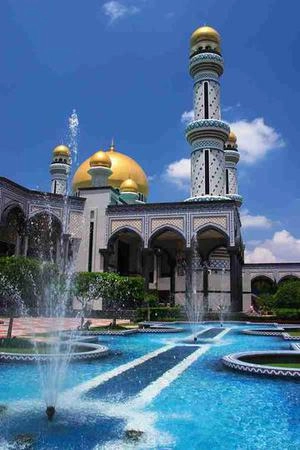 Borneo Sultanate of Brunei Bandar Seri Begawan Jame'asr Hassanil Bolkiah mosque