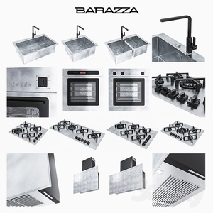 هود و سینک و گاز رویمیزی Barazza