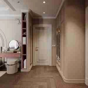 طراحی اتاق خواب لوکس همراه با فایل سه بعدی