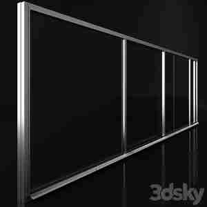 پنجره فلزی Flush frame swiss window