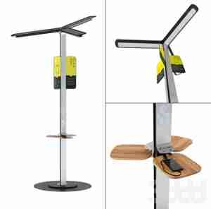 چراغ خیابان با جا شارژ