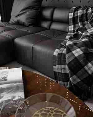 طراحی داخلی نشیمن و آشپزخانه لوکس برای اسکچاپ