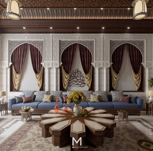 خانه‌ای با شکوه و معماری سنتی برای اسکچاپ