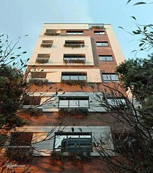 رندر نمای آجر