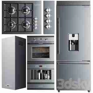 ست یخچال و گاز و ماکرو فر Kitchen applianc