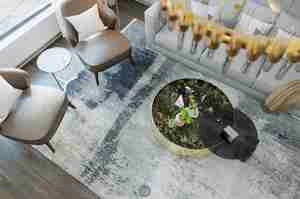 طراحی داخلی فضای نشیمن مدرن برای اسکچاپ