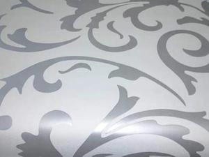 کاغذدیواری اینه ای پیچکی