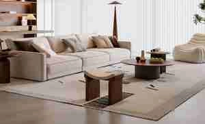 ست مبلمان با دیزاین مدرن و جلو مبلی