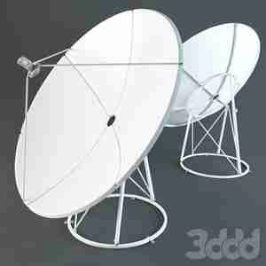 Satellite antenna آبجکت دیشب ماهواره