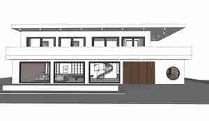 طراحی داخلی و نما ویلا مدرن برای اسکچاپ