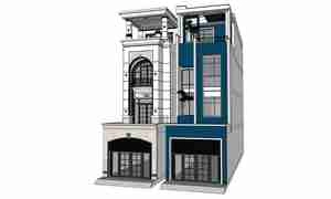 طراحی نما نئوکلاسیک برای اسکچاپ
