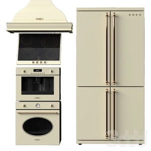 یخچال و فر آشپزخانه Smeg Coloniale