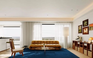 طراحی دکوراسیون هنری با رنگ خاص