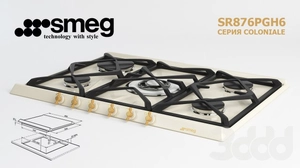گاز رو میزی Smeg SR876PGH6