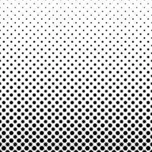 پترن ستاره و دایره Black and white star pattern