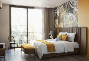 فضای داخلی اتاق خواب برای اسکچاپ