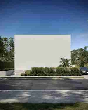 صحنه خارجی آماده رندر ویلا مدرن