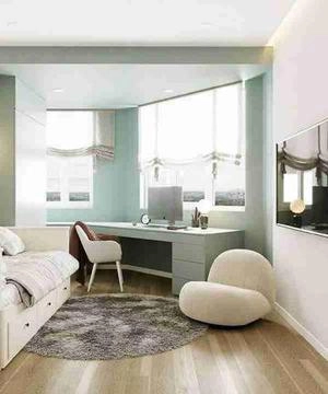 طراحی داخلی آپارتمان با تم سبز سفید