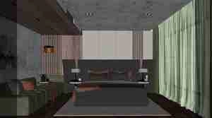 آرامش و سبک مدرن در طراحی اتاق خواب  برای اسکچاپ