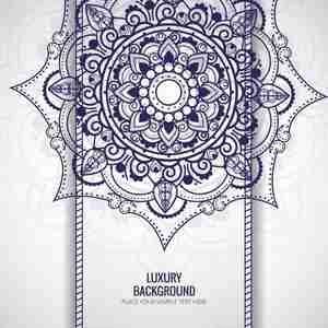 ماندلا برای استوری اینستاگرام Elegant mandala background