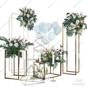 گلدون های دکوری پایه فلزی مدرن