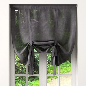 پرده رومی رنگ مشکی   Roman Blinds 5