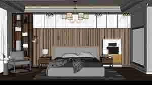 فضای داخلی آپارتمان مسکونی برای اسکچاپ