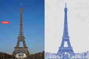 Architect Blueprint Photoshop Action اکشن برای معماری