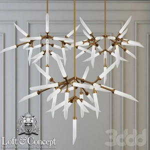 لوستر با طرح مدرنpodvesnoy_svetilnik_spur_chandelier