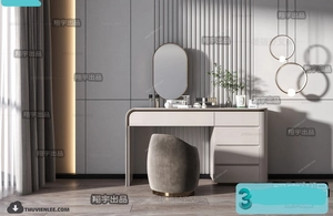 میز آرایش و پاف  مدرن