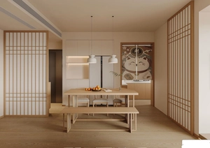 طراحی دکوراسیون با تم چوب و کرم در الهیه